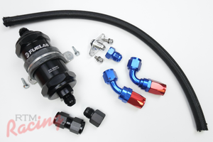 RTM Upgraded Fuel Feed Line Kit (-8AN from Filter to Rail): DSM/EVO