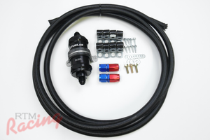 RTM Upgraded Fuel Feed Line Kit (-8 AN from Tank to Filter): DSM/EVO