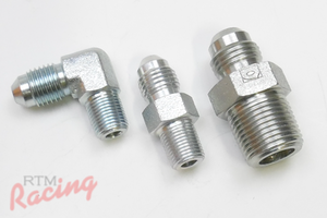 -AN Male to BSPT Male Fittings