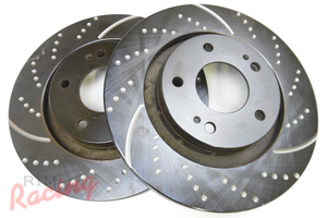 EBC Slotted & Dimpled Rotors for Outlander Front Big Brakes: EVO 1-3/Galant