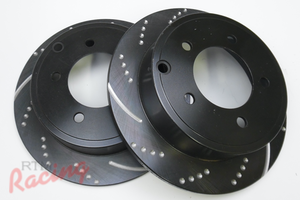 EBC Slotted & Dimpled Rotors for Rear Brakes: Ralliart