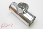 2.5" Aluminum Pipe with Tial BOV Flange