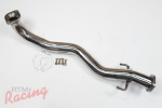 RTM 3" Stainless Downpipe (Polished): EVO 8-9